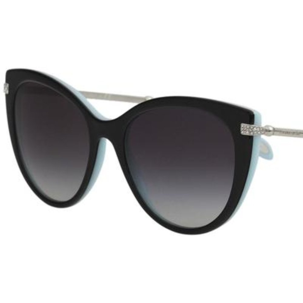 Tiffany & Co TF4143B 4143 80553C Black Blue Gray Gradient Sunglasses